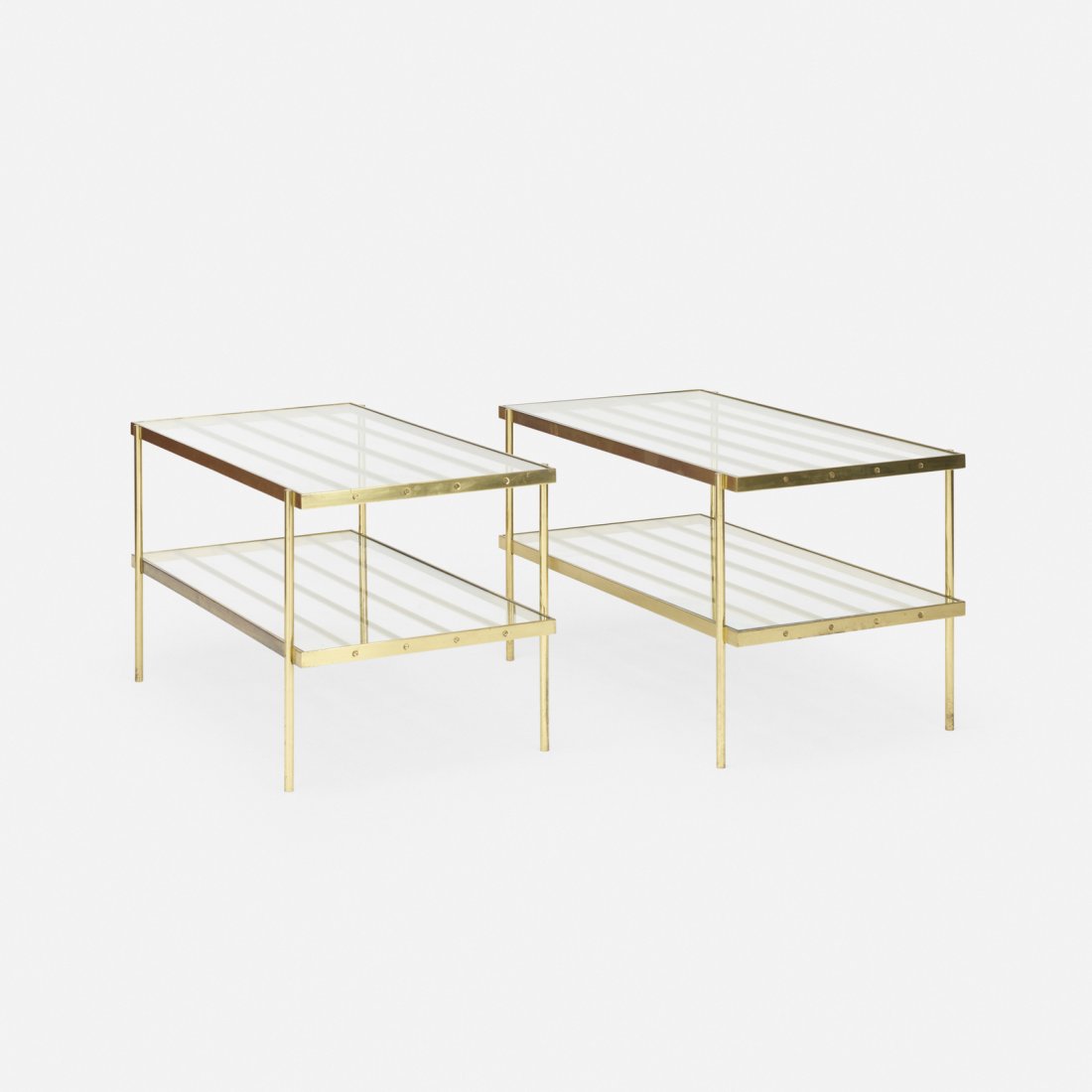In the manner of Harvey Probber,  tables, pair (1 of 2)