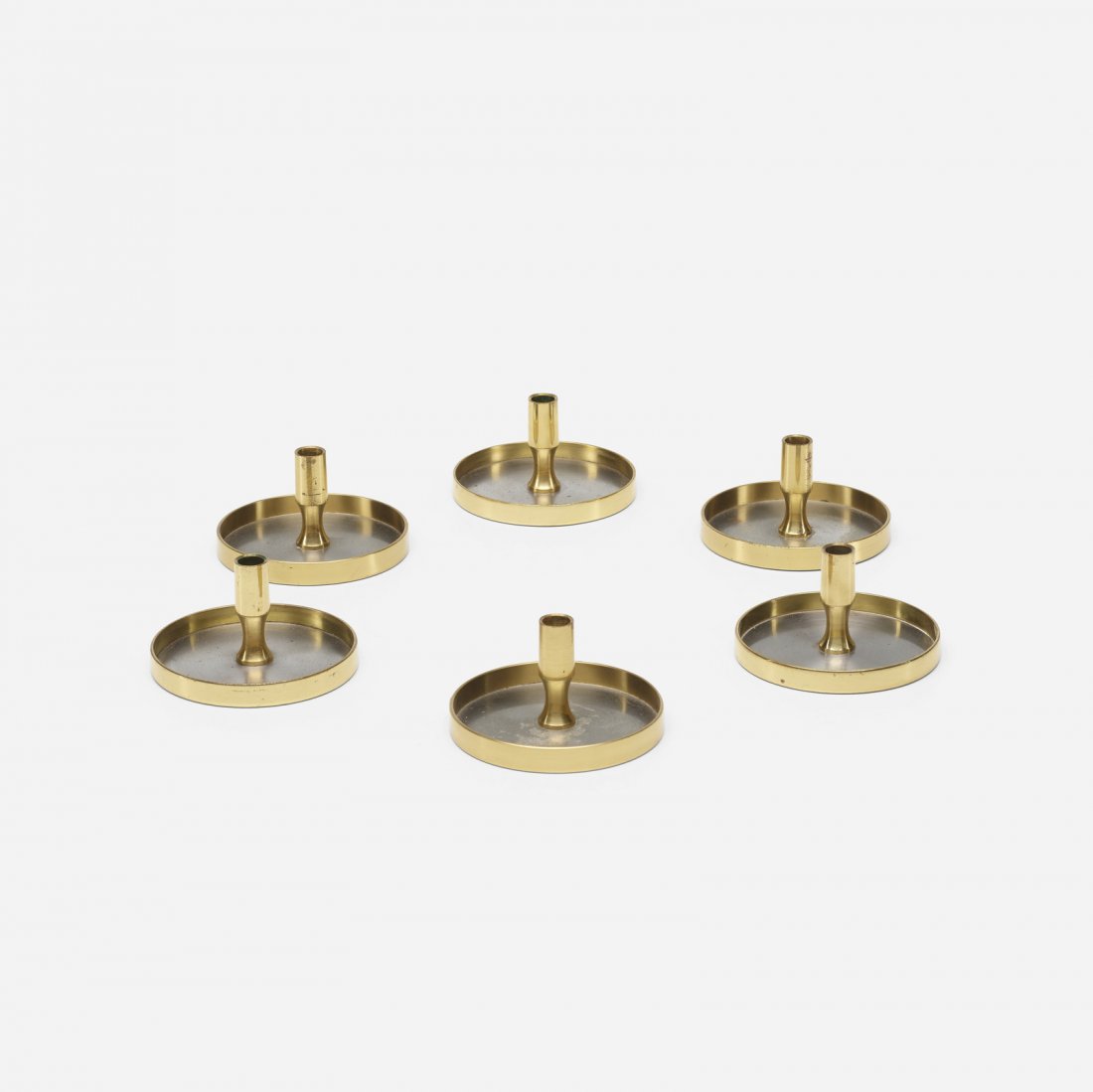 Jens Quistgaard, candlesticks, set of six (1 of 3)