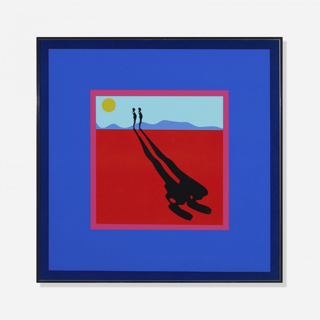 Ernest Trova, Untitled: Ernest Trova Untitled (from Shadows, Planes and Targets portfolio) USA, 1972screenprint on paper24.75 h x 24.75 w in (63 x 63 cm) This work is from the edition of 150. Provenance: