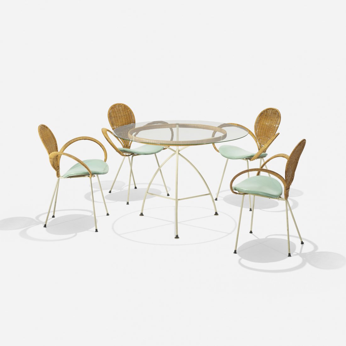 Arthur Umanoff, attribution, dining set (1 of 2)