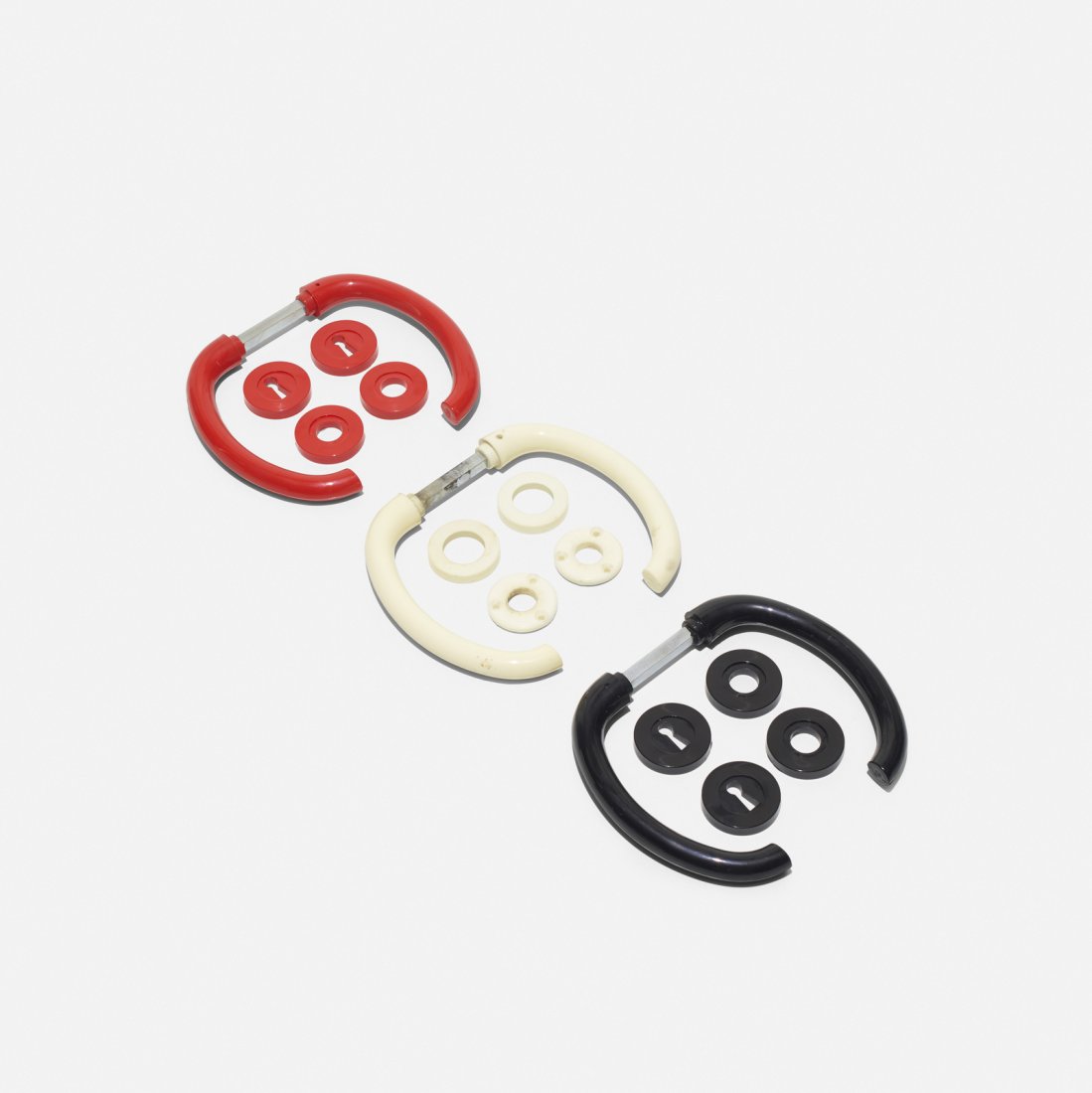 Sergio Mazza, Macco door handles, set of three (1 of 2)