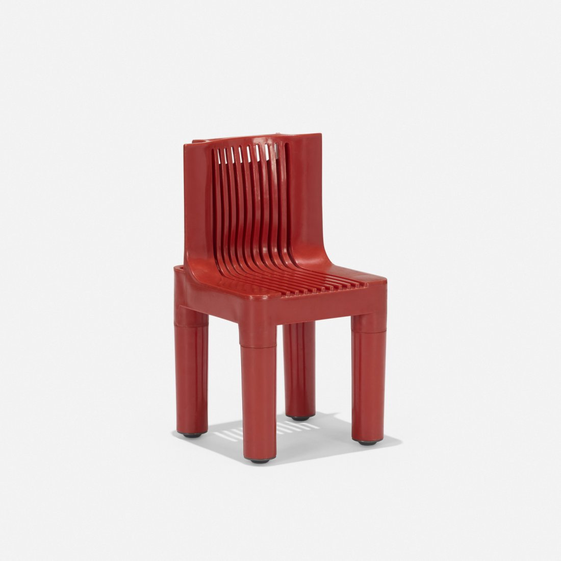 Richard Sapper & Marco Zanuso, K1340 child's chair: Richard Sapper and Marco Zanuso K1340 child's chair KartellGermany / Italy, 1964injection molded plastic10.75 w x 10.5 d x 19.5 h in (27 x 27 x 50 cm) Provenance: Thessalon