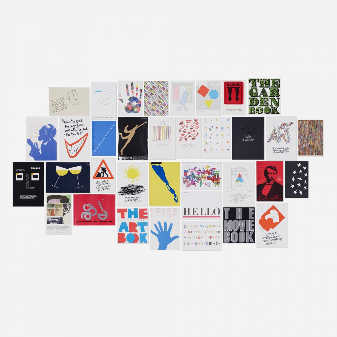 Alan Fletcher, collection of 35 graphic design posters (1 of 1)