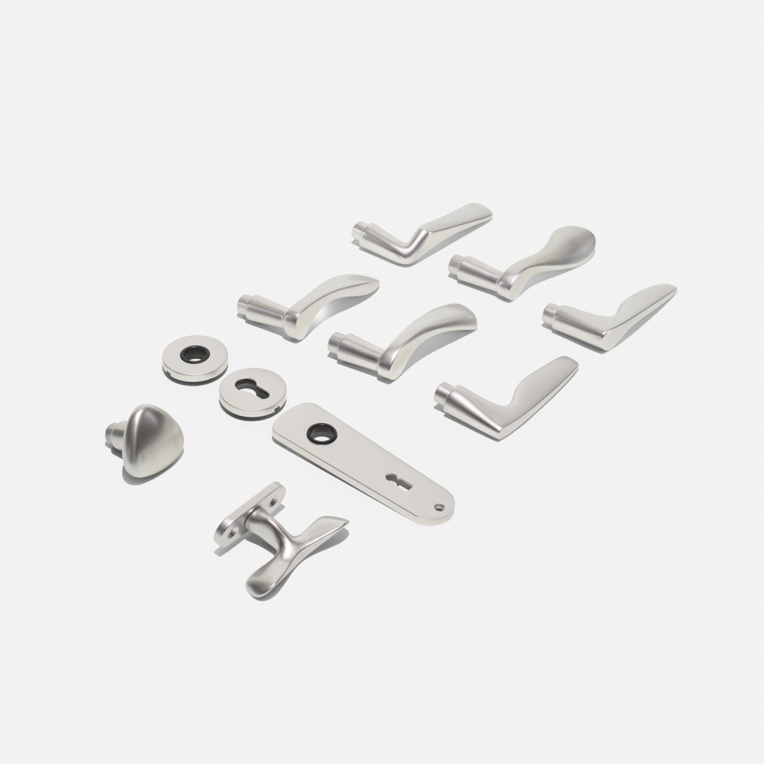 Johannes Potente, door hardware set (1 of 2)