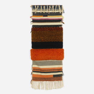 Angelo Testa, Untitled: Angelo Testa Untitled USA, c. 1965woven wool21 w x 2 d x 49 h in (53 x 5 x 124 cm) Provenance: Gift of the artist to Daniel and Mary Czubak, Elmhurst, IL