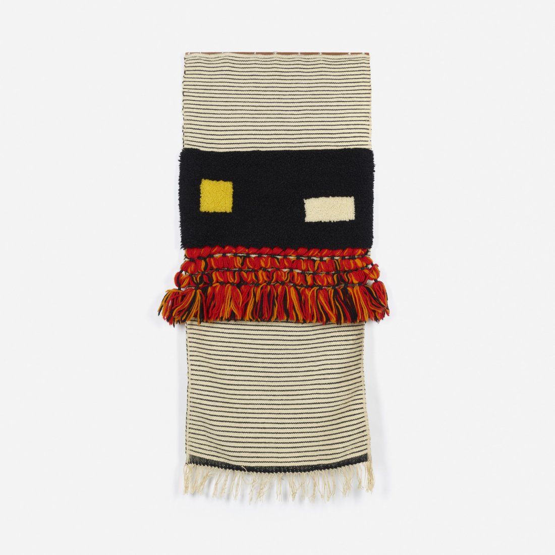 Angelo Testa, Daniel's Robe: Angelo Testa Daniel's Robe USA, c. 1965woven wool21 w x 44.5 h in (53 x 113 cm) Provenance: Gift of the artist to Daniel and Mary Czubak, Elmhurst, IL