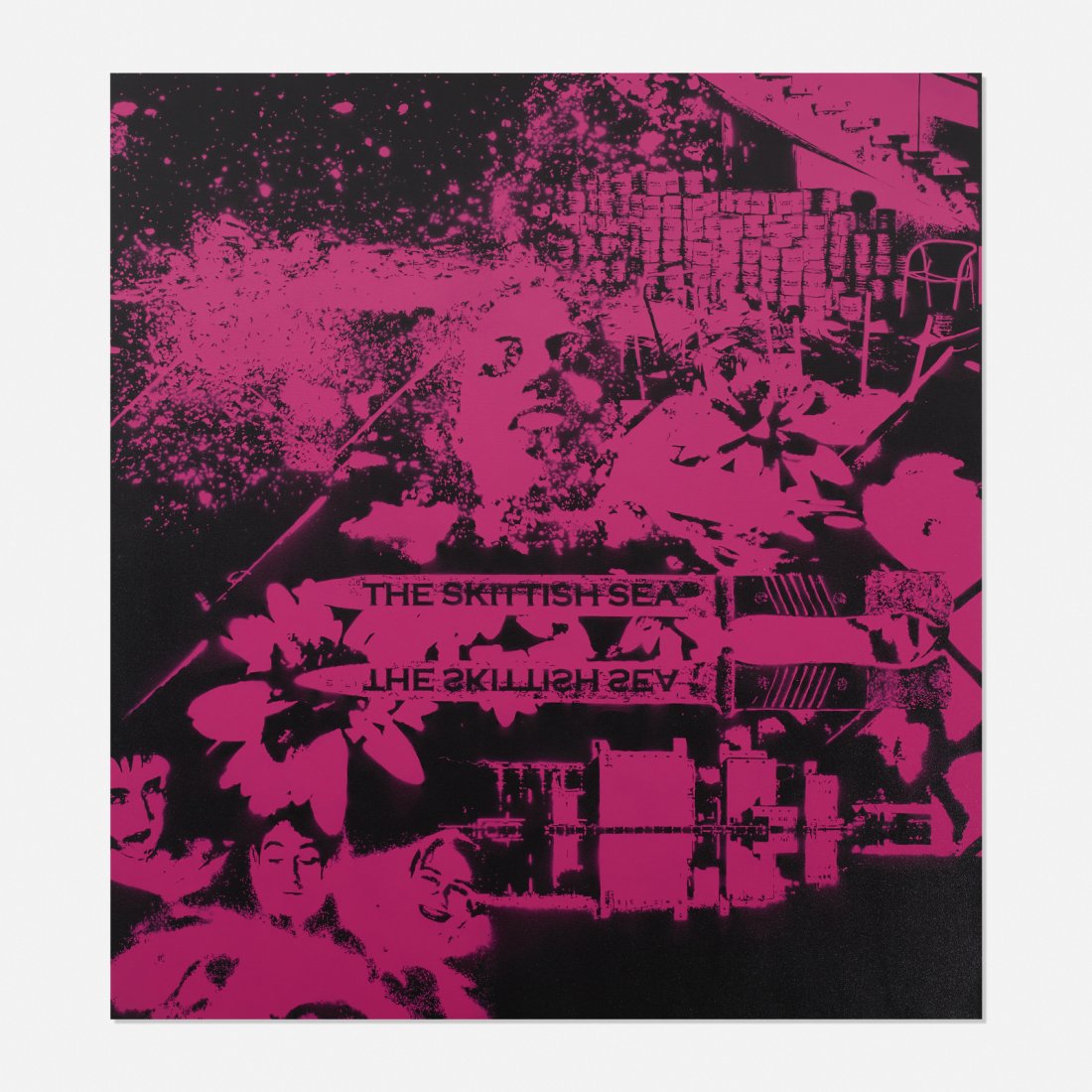 David Ratcliff, The Skittish Sea: David Ratcliff The Skittish Sea 2006acrylic on canvas72 h x 65.75 w in (183 x 167 cm) Signed, titled and dated to verso 'David Ratcliff The Skittish Sea 2006 Los Angeles'. Provenan