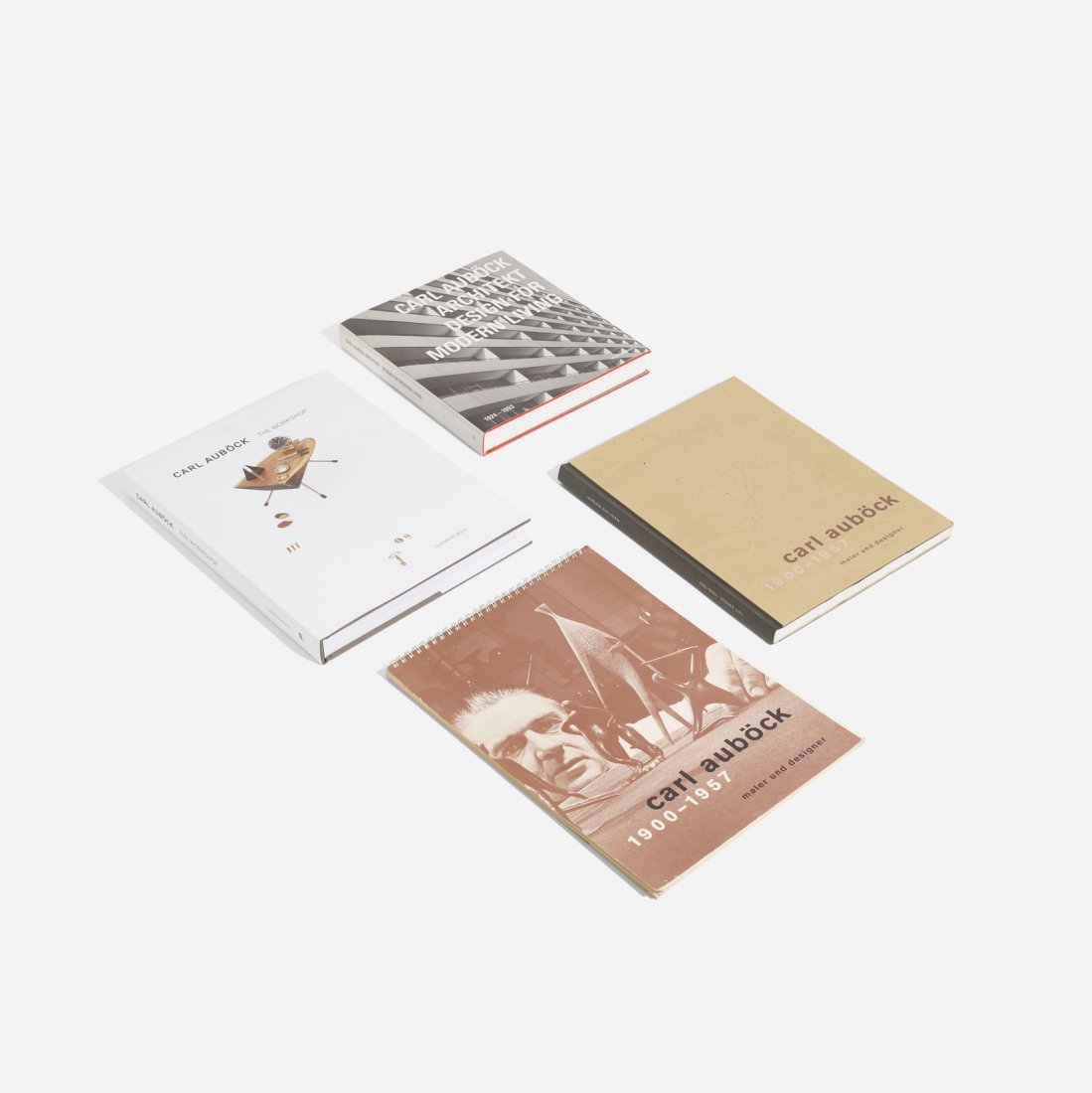 Carl Aubock II & III, collection of four publications (1 of 2)