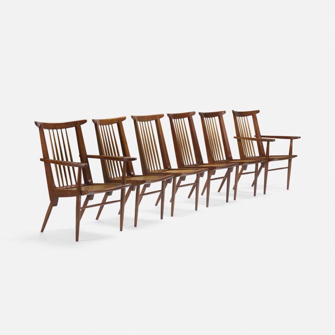 George Nakashima, 6 Origins dining chairs model 259-W (1 of 4)