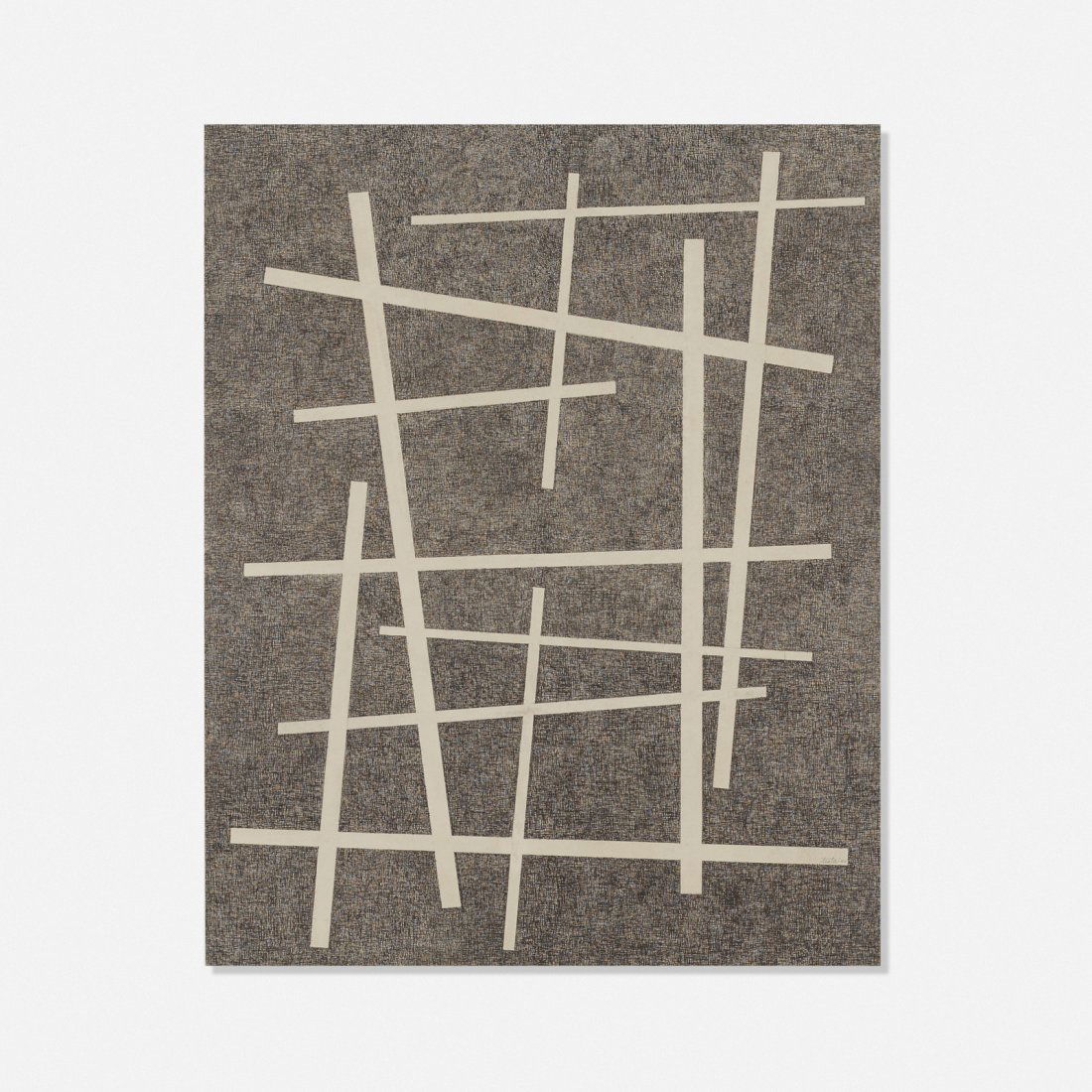 Angelo Testa, Untitled: Angelo Testa Untitled USA, 1947ink on paper20 h x 15.75 w in (51 x 40 cm) The influence of the New Bauhaus is evident in this work, which was dates to a period when Angelo Testa was studying at t