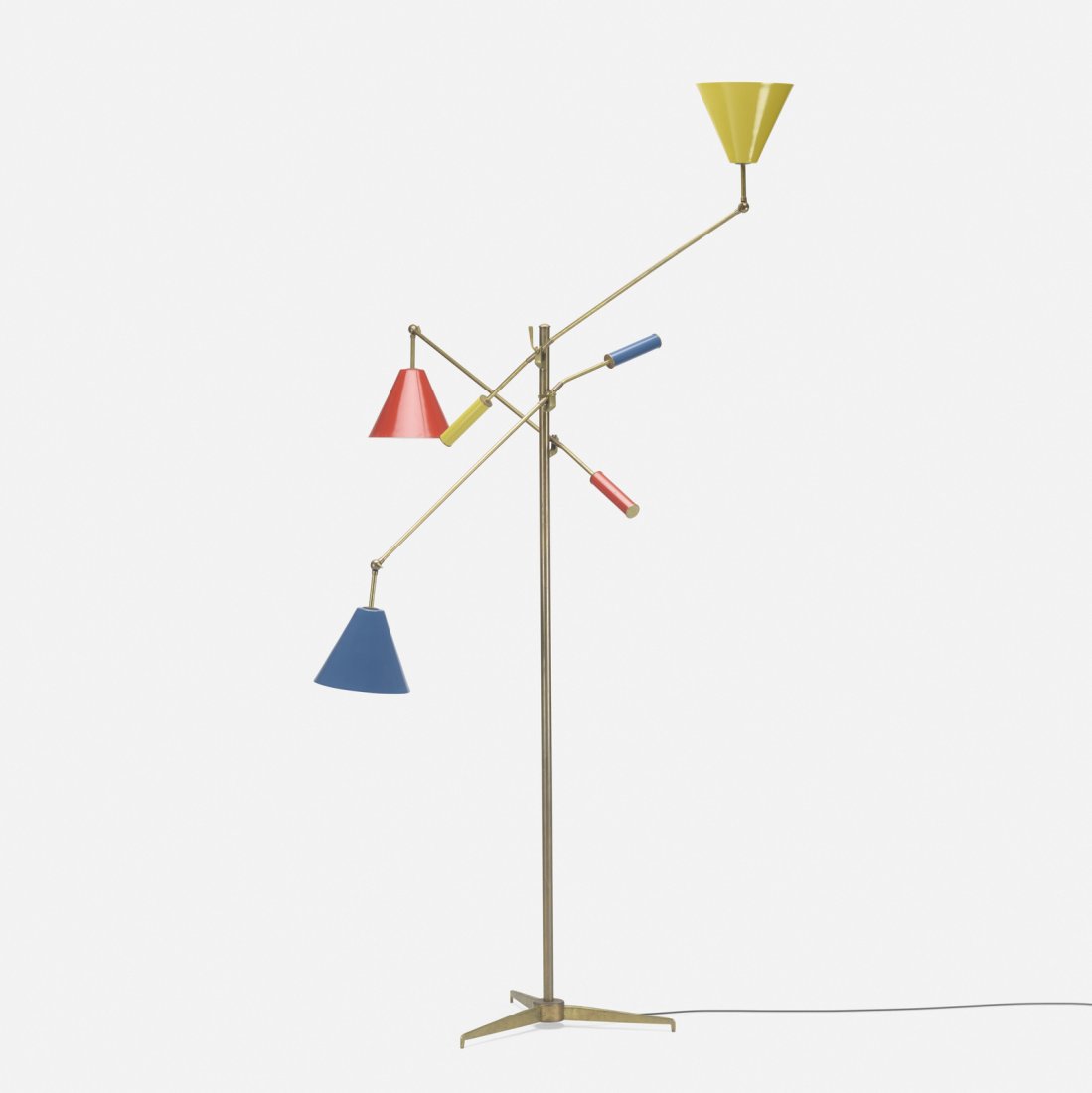 Angelo Lelii, three-arm floor lamp (1 of 2)