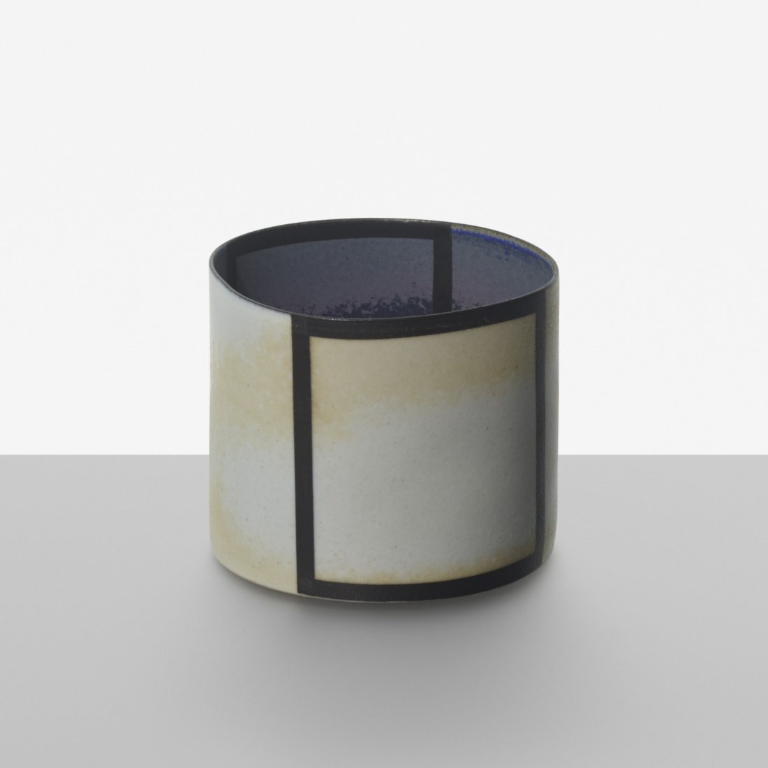 Bodil Manz, vessel: Bodil Manz vessel Denmark, c. 1990glazed porcelain3.75 dia x 3 h in (10 x 8 cm) Signature to underside of vessel: [Bodil Manz].