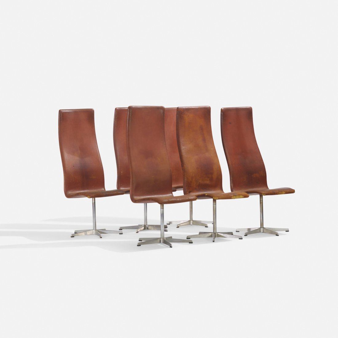 Arne Jacobsen, Oxford chairs model 7403, set of six (1 of 3)