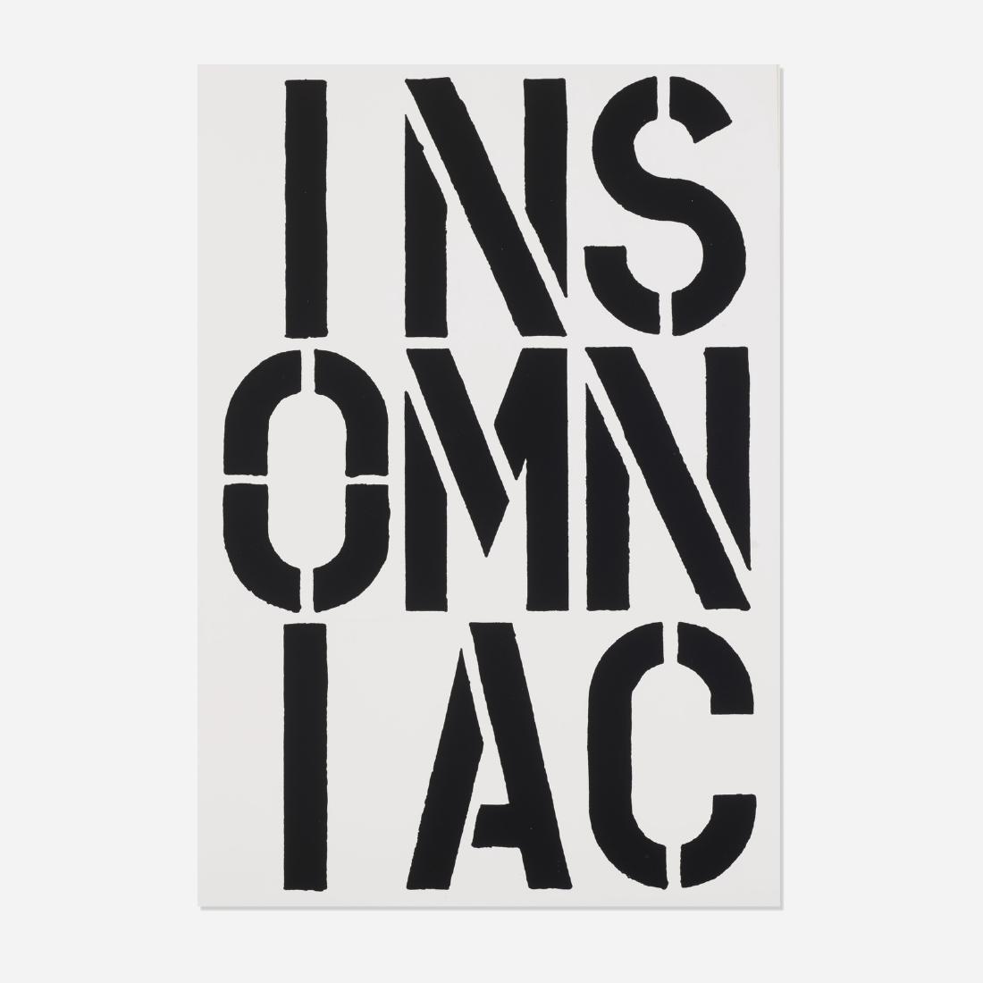 Christopher Wool, Page from Black Book: Christopher Wool Page from Black Book 1989screenprint on paper22.75 h x 15.75 w in (58 x 40 cm) This page is from Black Book number 345 from the edition of 350 published by Thea Westreich,