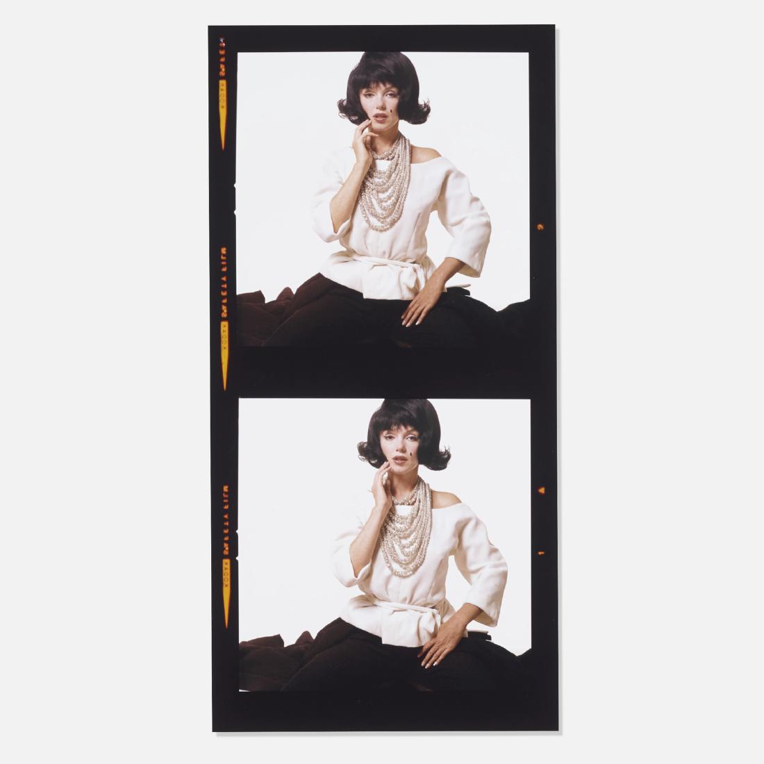 Bert Stern, Monroe with Jackie O Wig (Lost Sitting): Bert Stern Monroe with Jackie O Wig (from the Lost Sitting) 1962 / 2000c-print26 h x 12.75 w in (66 x 32 cm) Sheet measures: 30 h x 30 w in Signed and numbered to lower edge 'Stern 15/50'.