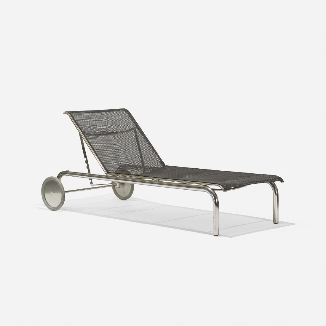 Richard Schultz, 2002 Collection chaise lounge: Richard Schultz 2002 Collection chaise lounge Richard Schultz Design, Inc.USA, c. 2002stainless steel, aluminum, vinyl, rubber33.5 w x 81 d x 34 h in (85 x 206 x 86 cm) The 2002 Collection