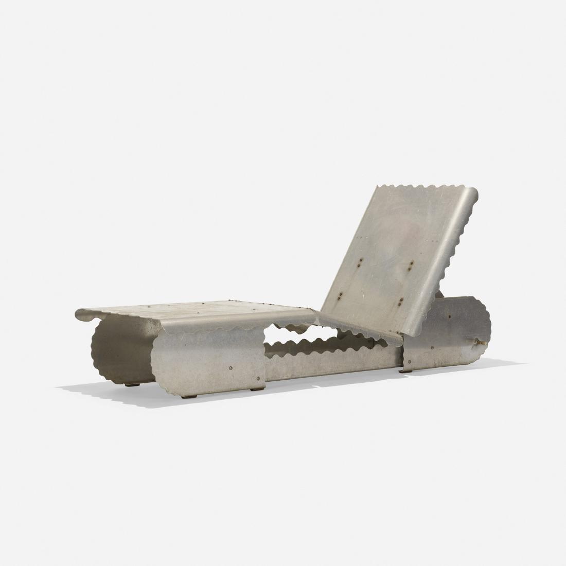 Richard Schultz, Prototype Topiary chaise longue: Richard Schultz Prototype Topiary chaise longue Richard Schultz Design, Inc.USA, c. 1993aluminum, steel27 w x 75 d x 30 h in (69 x 190 x 76 cm) This prototype was hand-produced to study the