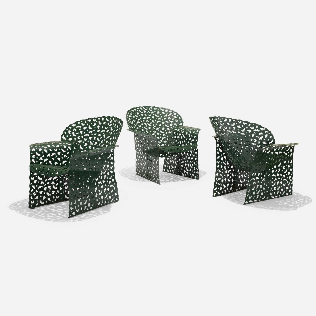 Richard Schultz, Early Prod. Topiary lounge chairs, 3 (1 of 3)