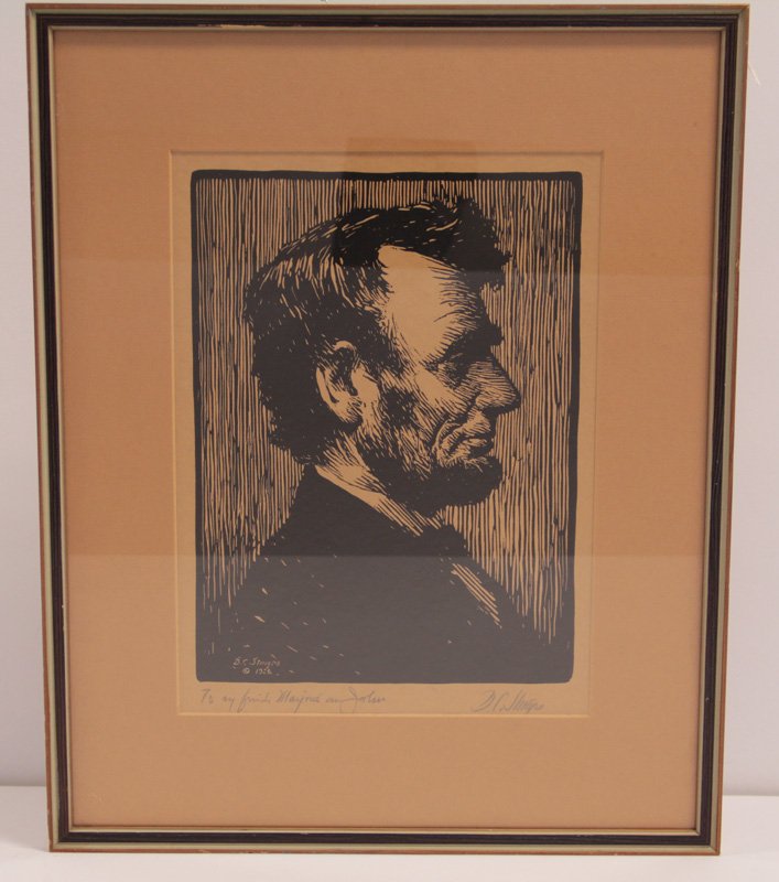 DWIGHT CASE STURGES ABRAHAM LINCOLN PRINT (1 of 6)