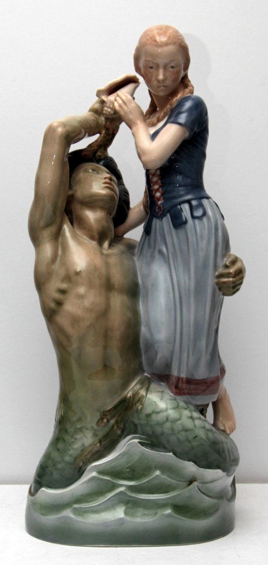 ROYAL COPENHAGEN "AGNETE AND THE MERMAN" (1 of 7)