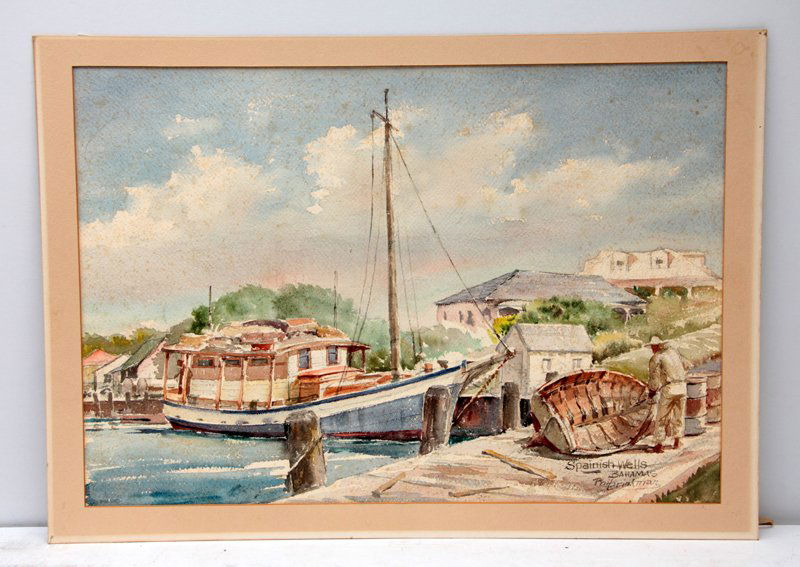 BRINKMAN WATERCOLOR SPANISH WELLS BAHAMAS (1 of 7)