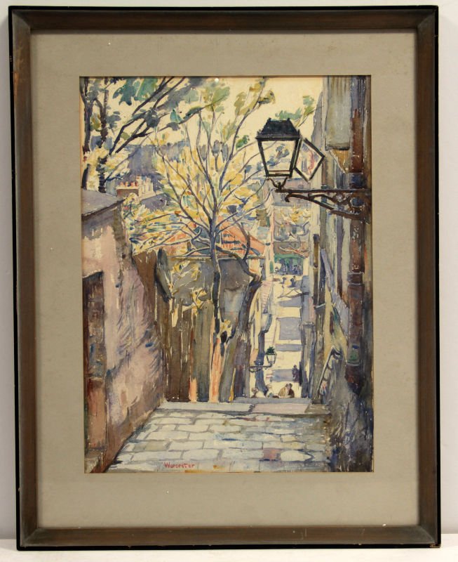 Albert Worcester Watercolor (1 of 5)