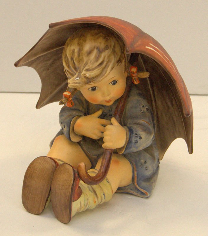 "Umbrella Girl" - Large Hummel Porcelain Figure (1 of 5)