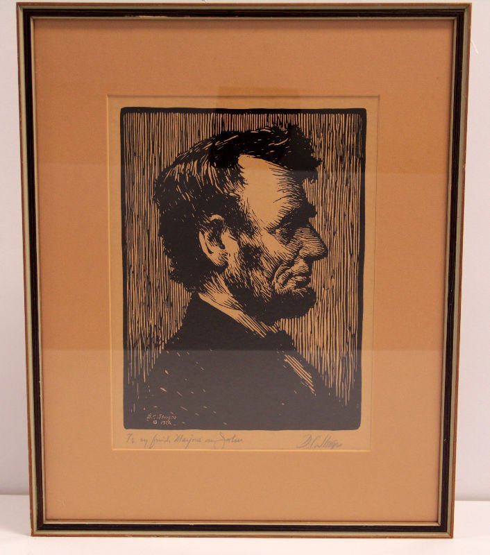 DWIGHT CASE STURGES ABRAHAM LINCOLN PRINT (1 of 6)
