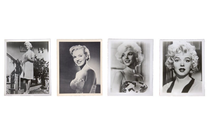 Marilyn Monroe - Lot of 4 photos: Marilyn Monroe - lot of four photos. Set photos from "The Seven Year Itch", "Somethings Gotta Give", and "Some Like it Hot". A print of Marilyn Monroe, circa October 1951.