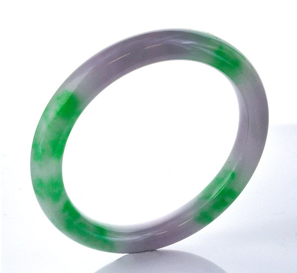 Amazing 1950's Large Jadeite Jade Bangle Bracelet (1 of 1)