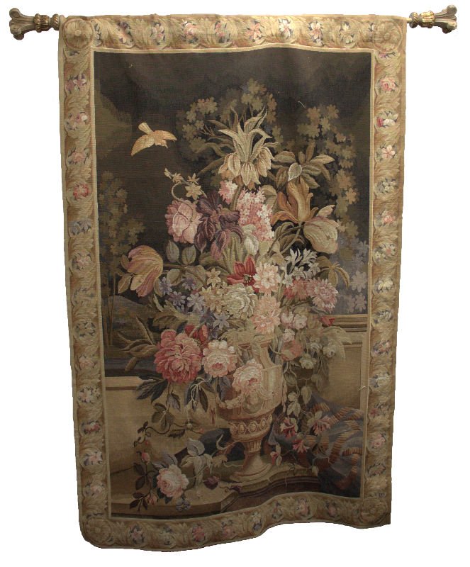 French hand woven Aubusson wall tapestry (1 of 3)