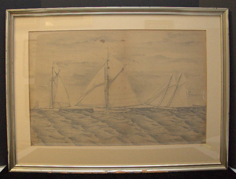 Signed T.P.P Pencil Drawing (1 of 4)