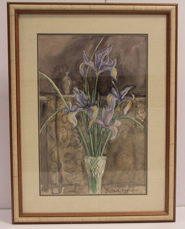 EDITH NAGLER WATERCOLOR SIGNED DEPICTING STILL LIFE (1 of 3)