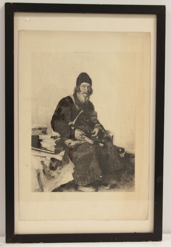 GEORGE BARRIE ETCHING 1893 (1 of 3)