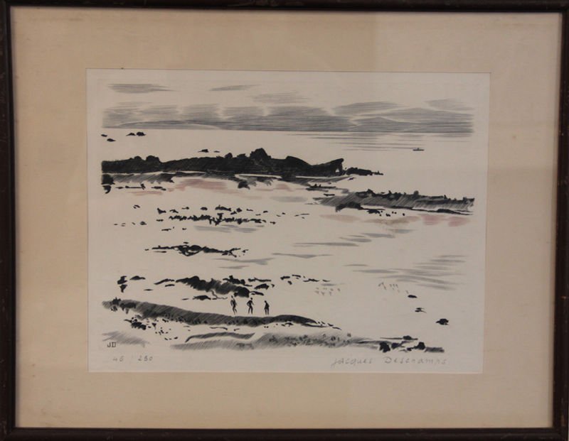 Jacques Deschamps Etching (1 of 5)