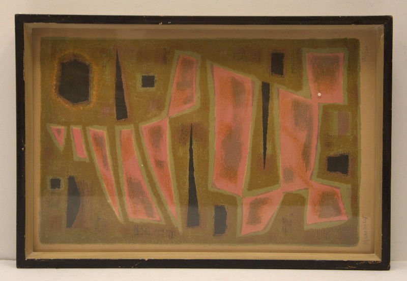 Alfred Manessier, French. "Brun et Rose" (1 of 4)