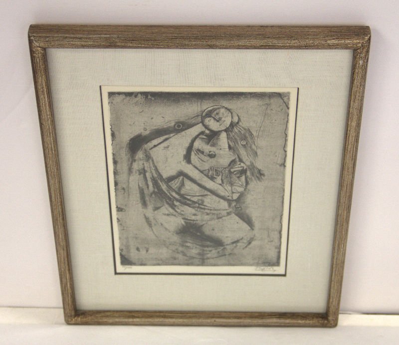Jonny Friedlander Litho Signed: Jonny Friedlander Litho signed and numbered in pencil 9 1/2" 12 1/2"