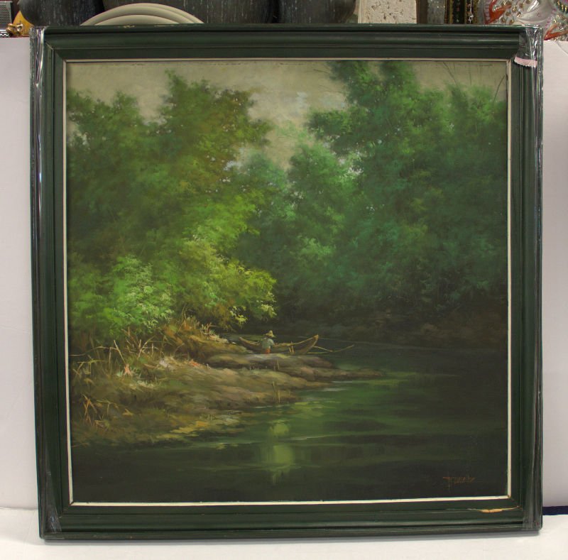 F. Gonzalez Oil Painting On Canvas (1 of 4)