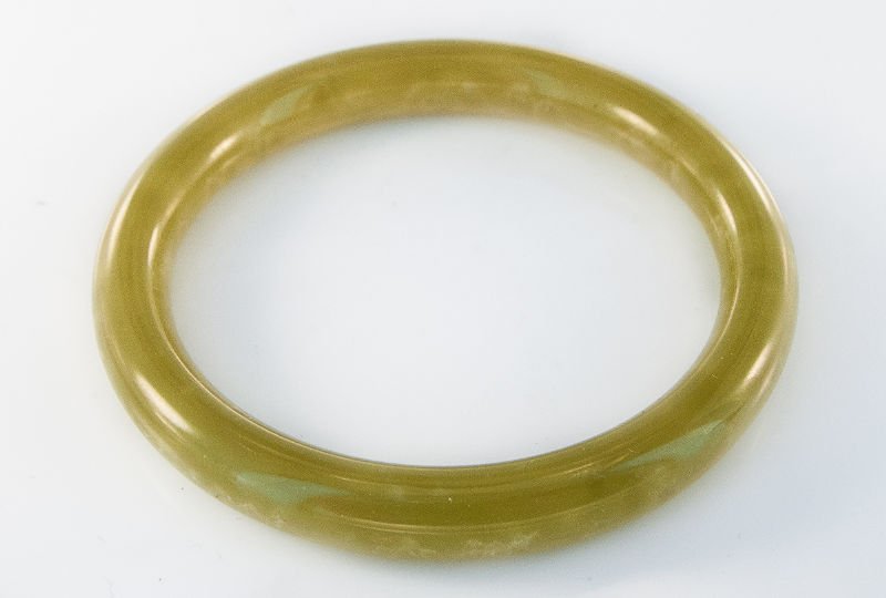 Nephrite Jade Bangle Bracelet (1 of 1)
