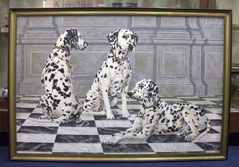 Anderson - Oil Painting on Canvas - "Dalmatians" (1 of 4)