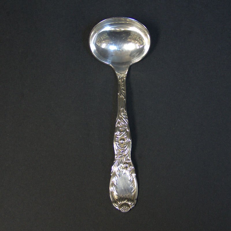 Tiffany Chrysanthemum Sterling Silver Gravy Ladle (1 of 4)