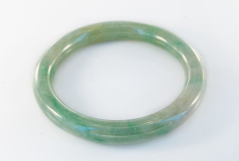 1950's Nephrite Jade Bangle Bracelet (1 of 1)