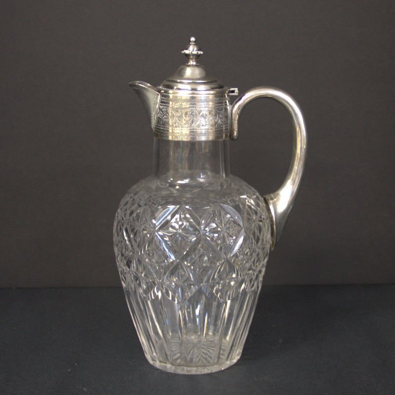 ENglish Silver Crystal Pitcher (1 of 4)