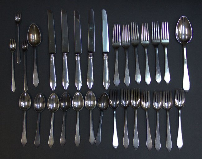 Tiffany & Co Sterling CLinton Flatware (39 Pcs) (1 of 1)