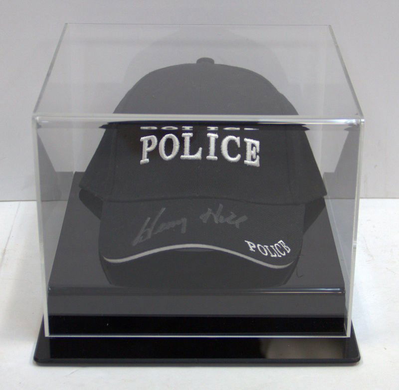 Police Cap Signed By Henry Hill: Police cap signed by Henry Hill (played by Ray Liotta in Goodfellas)
