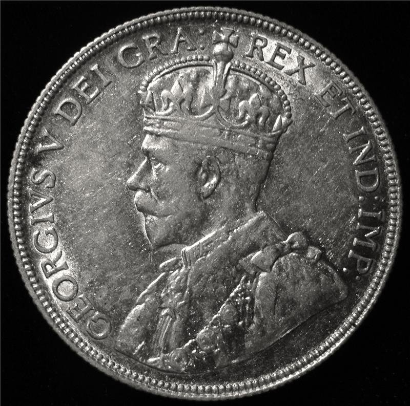 Canada: George V 50 Cents 1936. XF. (1 of 2)