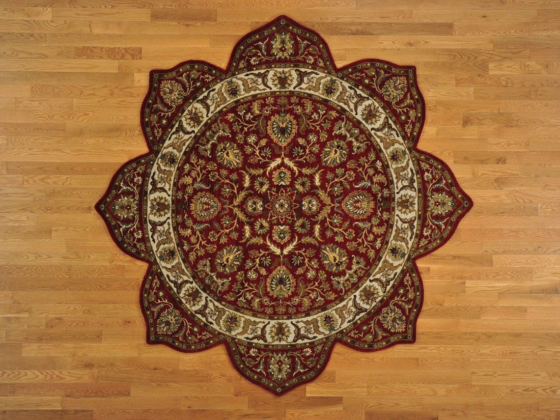 Star Design Hand Knotted Rajasthan Oriental Rug (1 of 5)