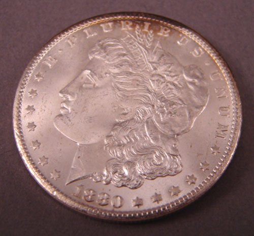 1880cc Morgan dollar