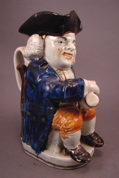 Staffordshire pearlware Toby Character Jug, Engla