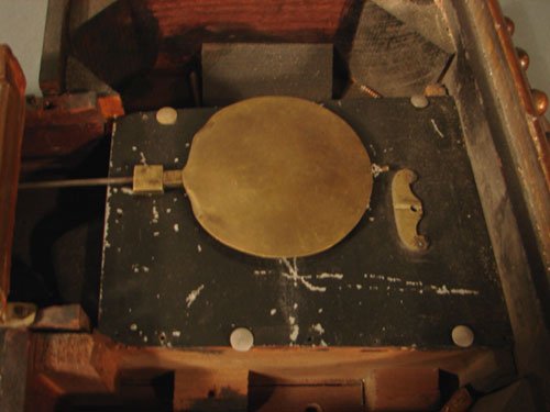 Period Banjo Clock Reverse Painted panels. Some D - 6